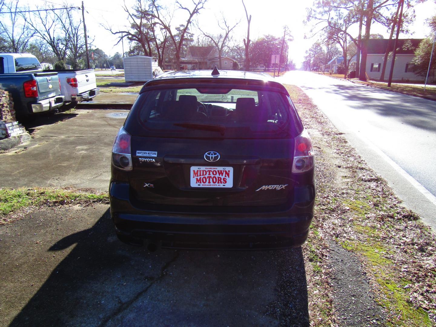 2008 Black Toyota Matrix 2WD (2T1KR32E58C) with an 1.8L L4 DOHC 16V engine, Automatic transmission, located at 15016 S Hwy 231, Midland City, AL, 36350, (334) 983-3001, 31.306210, -85.495277 - Photo#6